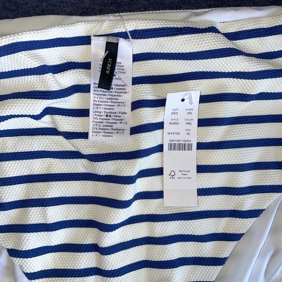 JCREW high cut waist bikini and bandeau top (never worn) - Picture 3 of 3